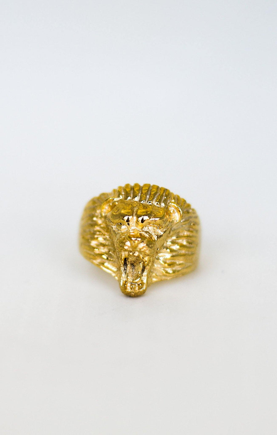 Lion Ring Gold (Size 9) - pirateoflove