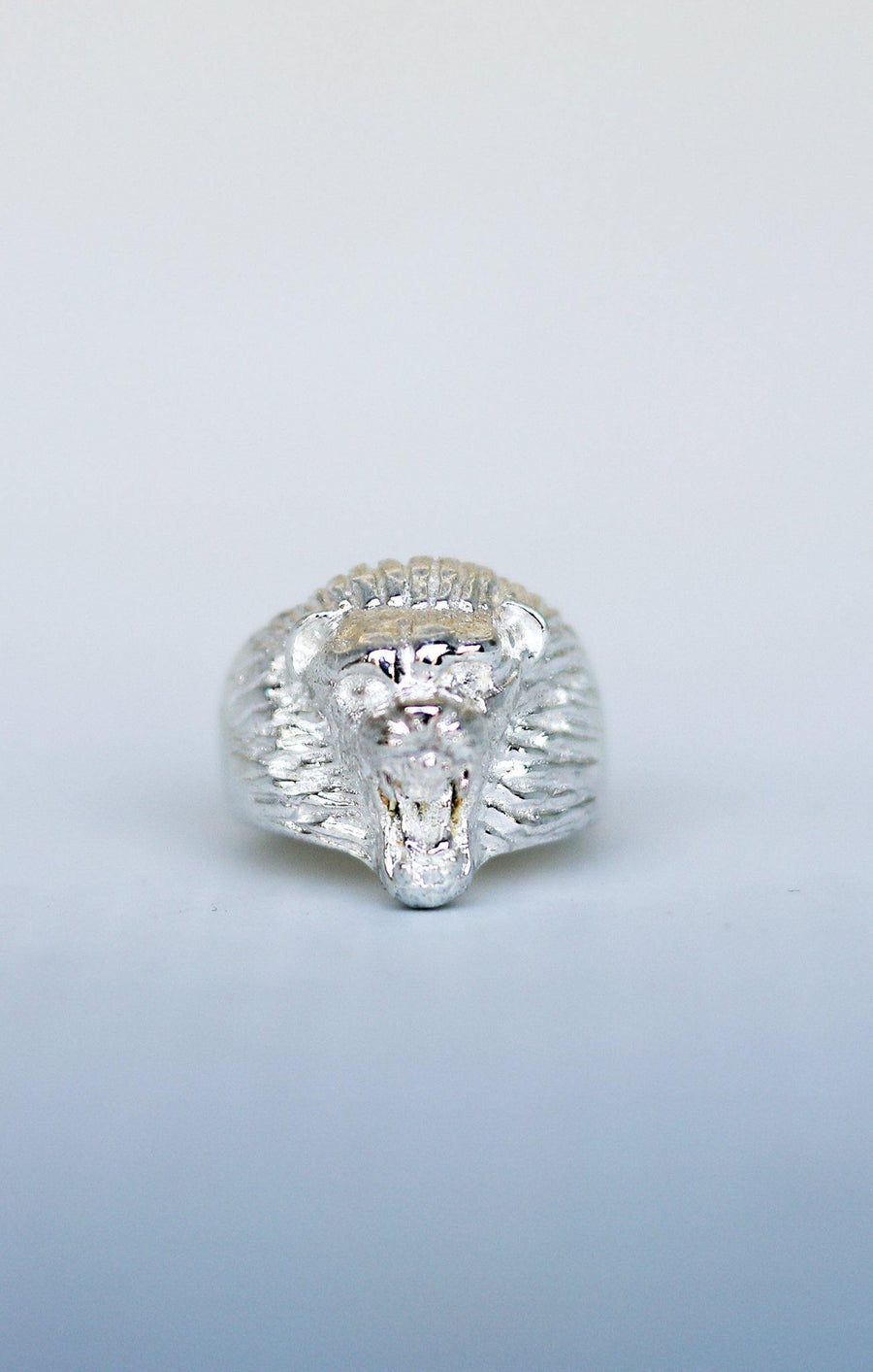 Lion Ring Silver (Size 9) - pirateoflove